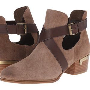 Isola Davan Ankle Boot - Havana Brown Alaska Suede Ankle Boots Size 10M